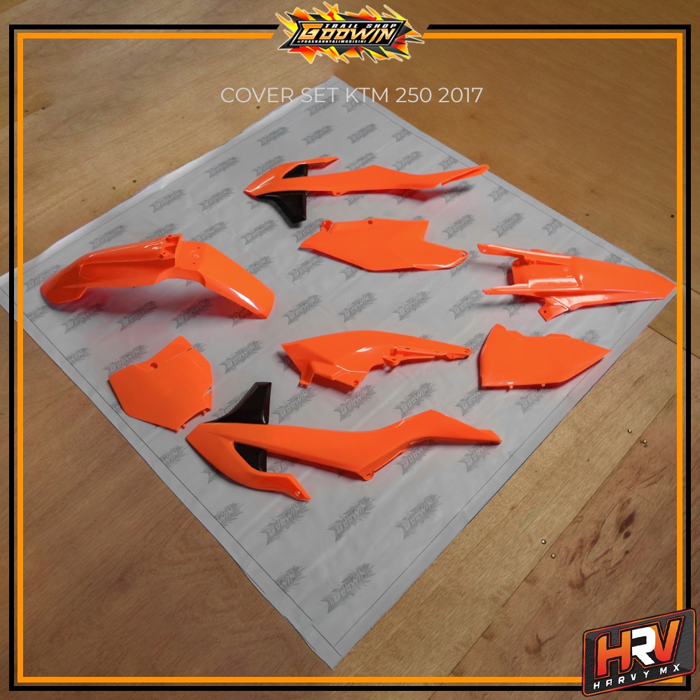 Cover Set Body Trail Set Bodykit Cover Body Slebor Depan Belakang KTM 250 2017 HRV KTM 85 2020 TERBARU