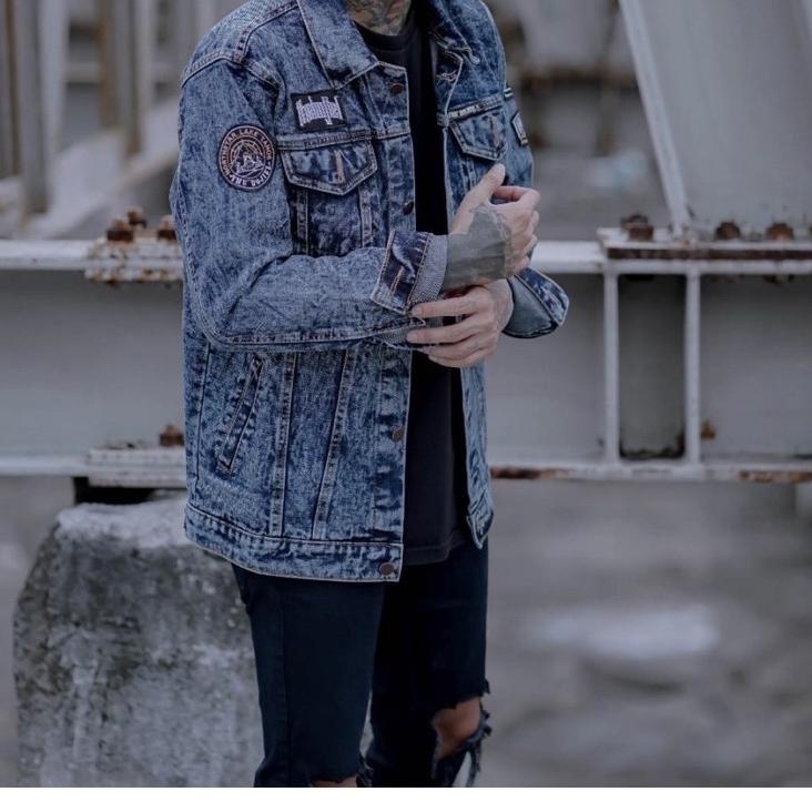JAKET LEVIS PATH JAKET JEANS TRUCKER JAKET DENIM BLUE DENIM JACKET BLACK DENIM JAKET JAKET JIN HITAM