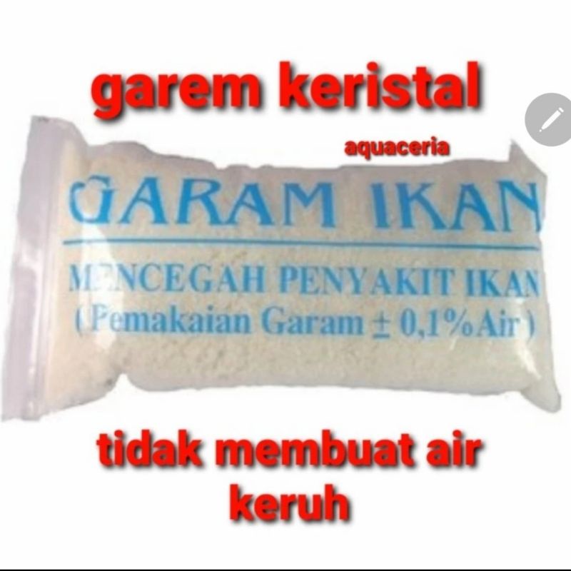 Garam kristal aquarium garem ikan hias