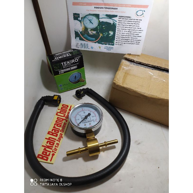 full pressure gauge alat ukur tekanan bahan bakar injeksi