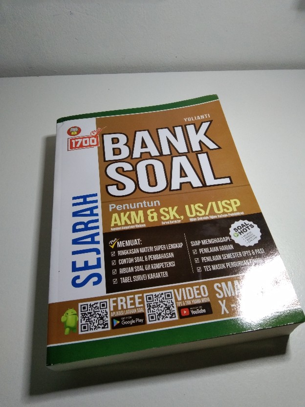 Buku 1700 Plus Bank Soal Sejarah Sma Penuntun Akm Dan Sk Shopee Indonesia