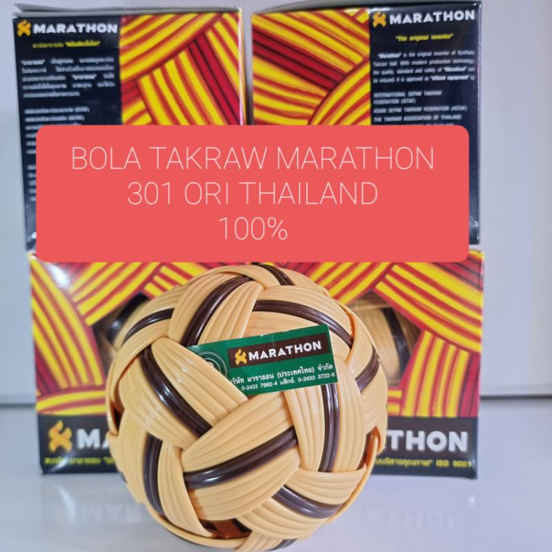 BOLA TAKRAW.MARATHON ORI THAILAND TYPE 201.301.101