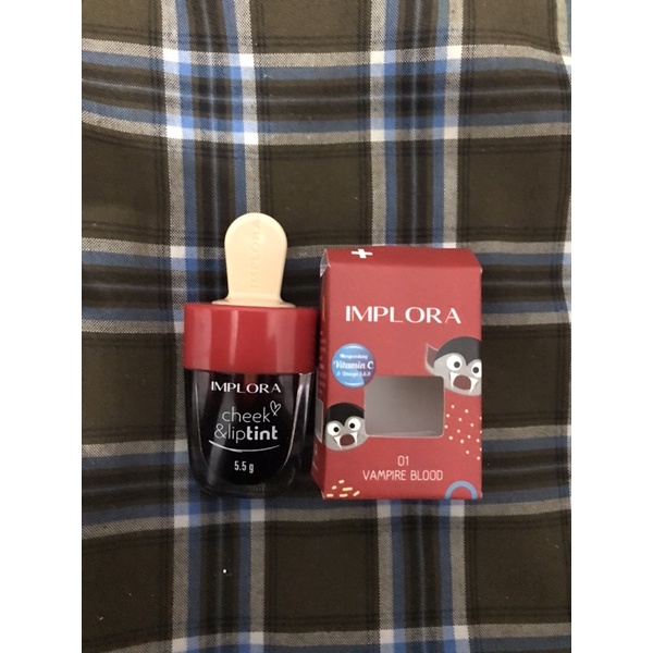 [PRELOVED] LIP TINT IMPLORA SHADE VAMPIRE BLOOD