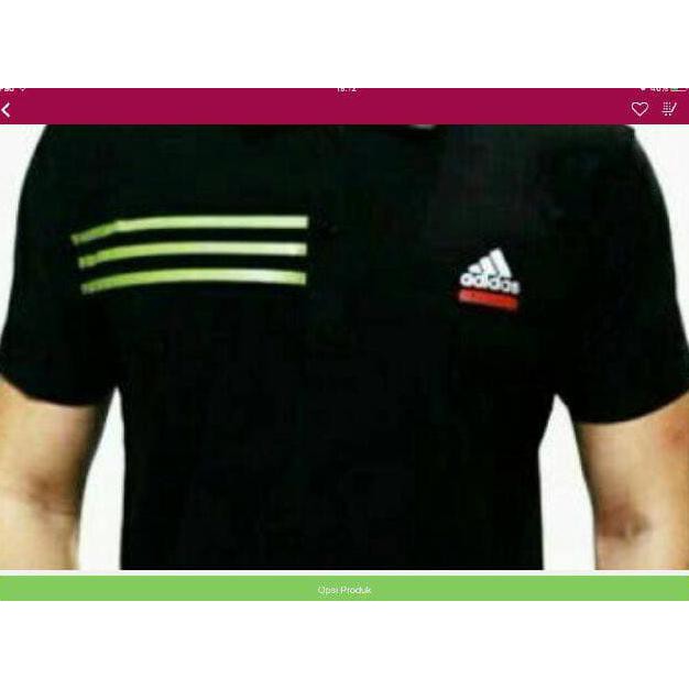 kaos kerah adidas/adidas polo shirt/