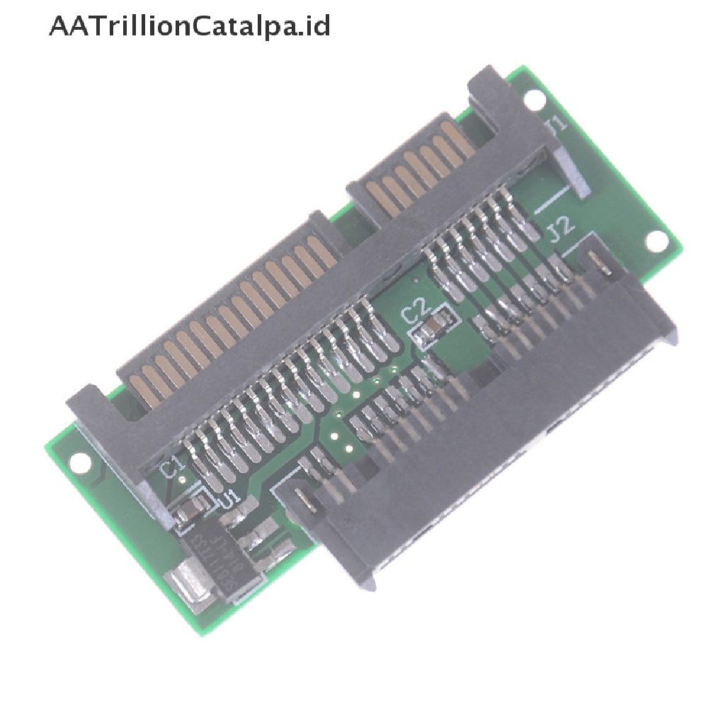 (AATrillionCatalpa) Adapter Hardisk HDD SSD 3.3V Ke 2.5 &quot;22PIN SATA 5V Ukuran 1.8&quot;