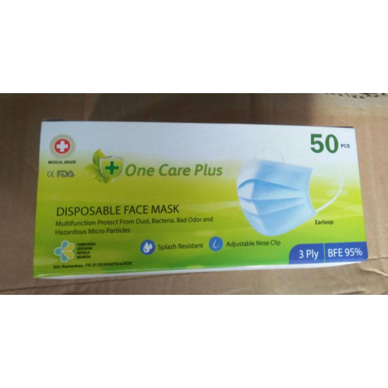 masker medis one care plus