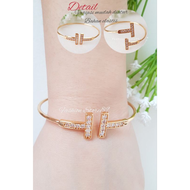 ready import Gelang bangle elastis fashion xuping cantik TR222X0