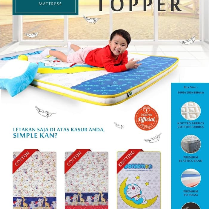 Quantum Mattress Topper Doraemon -tebal 6cm