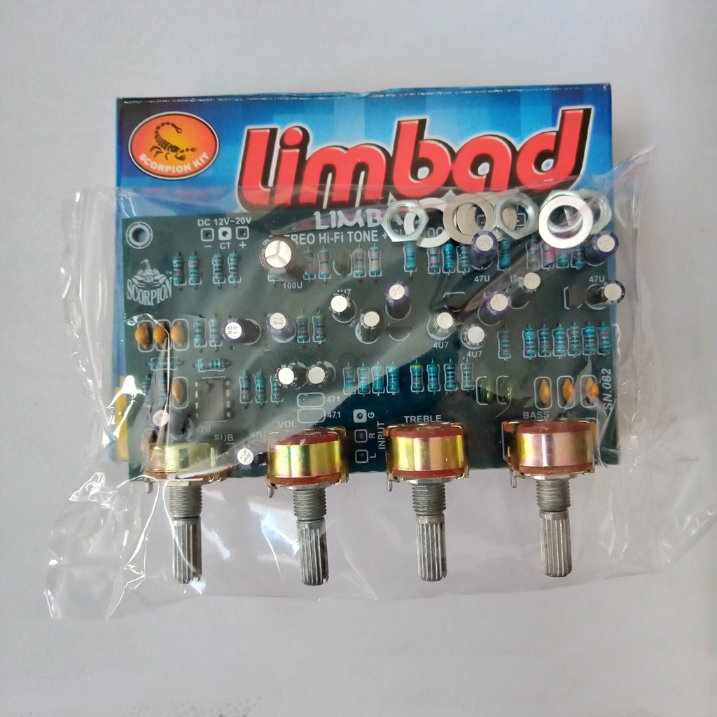 LIMBAD Stereo HI FI Tone Control Plus Subwoofer Scorpion Kit