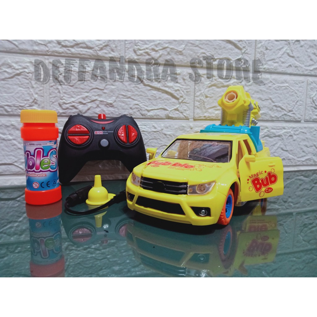 Rc Car Gelembung Magic Car Bubble Mainan Anak