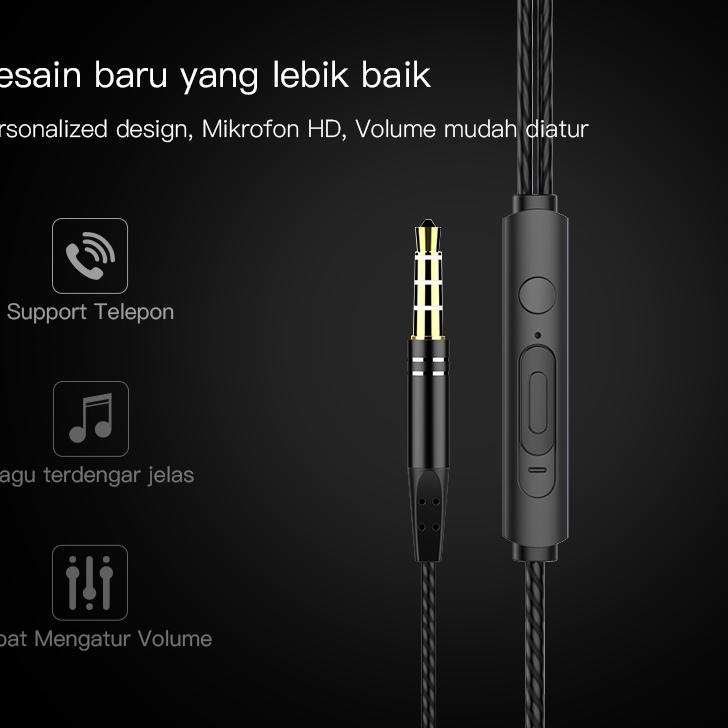 Jangan Ketinggalan order..  TACOO Earphones TEH0416 Sport Headset with Mikrofon Kabel Waterproof Hi-