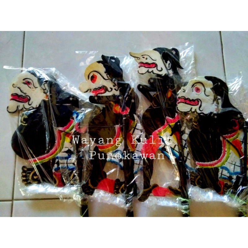 Wayang Semar, Gareng, Bagong, Petruk 30 cm