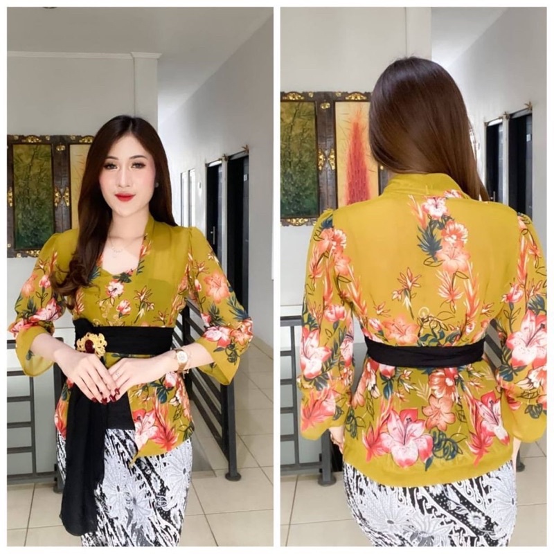 kebaya jadi sifon motif