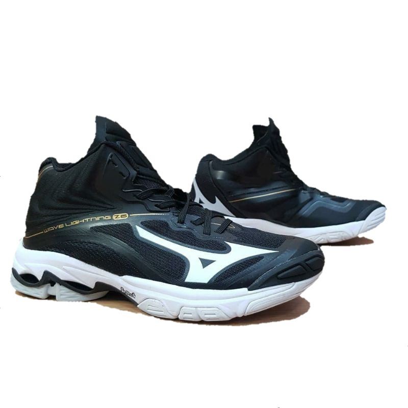 Sepatu volly Mizuno wave lightning z 6 black impor terbaru
