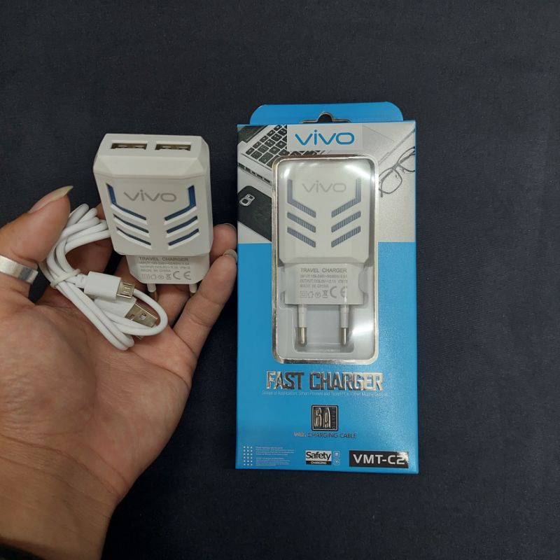 travel charger vivo  vmt-c2 2.1A fast charging micro