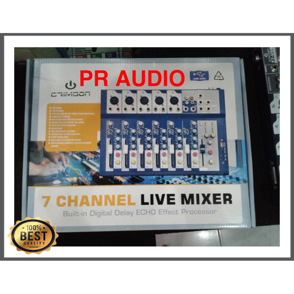 Mishad Shop -  Mixer Audio CRIMSON F7-USB / F7 USB (ORIGINAL) GU-5117-2247