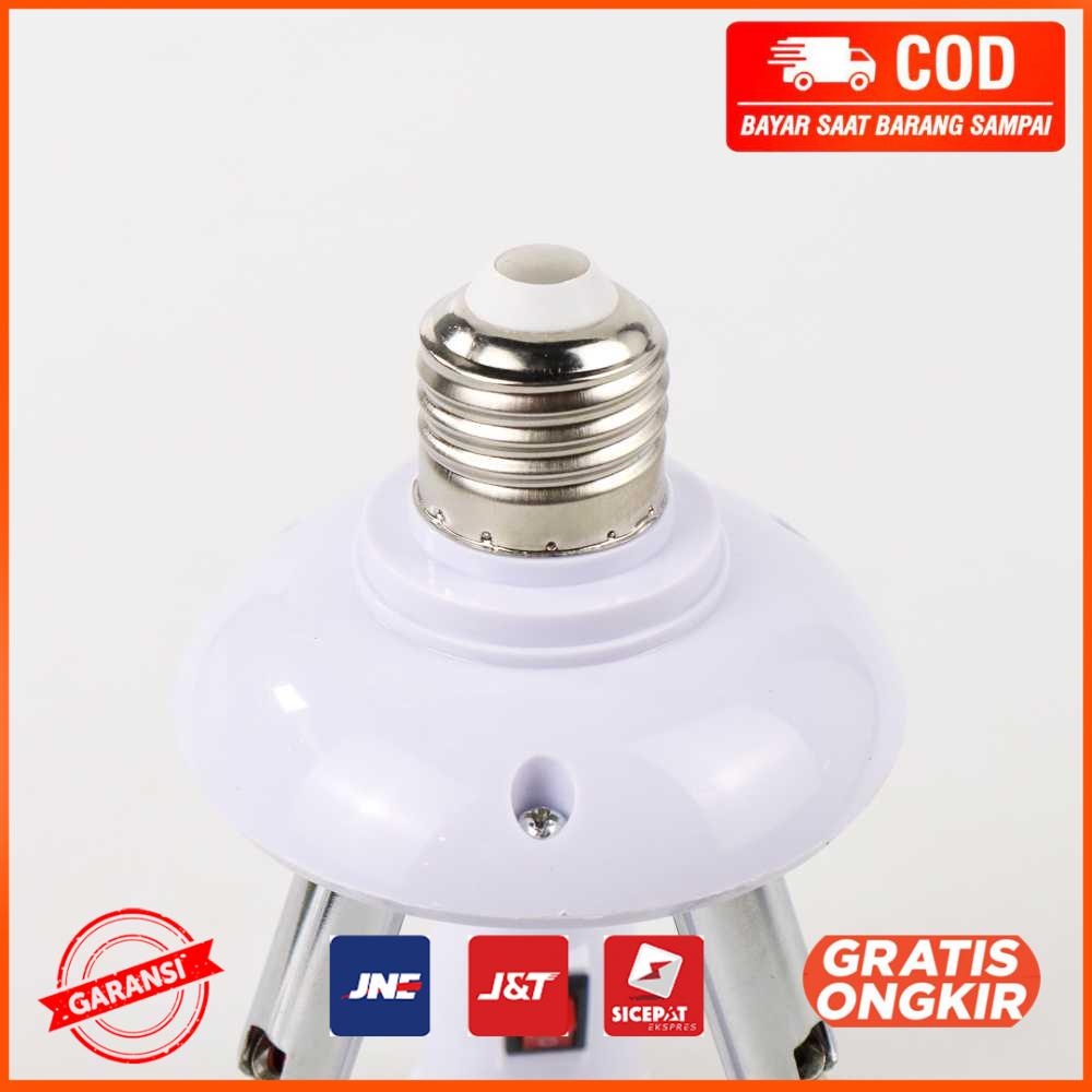 Fitting E27 Cabang 3 Lampu Bohlam Studio with Switch E344