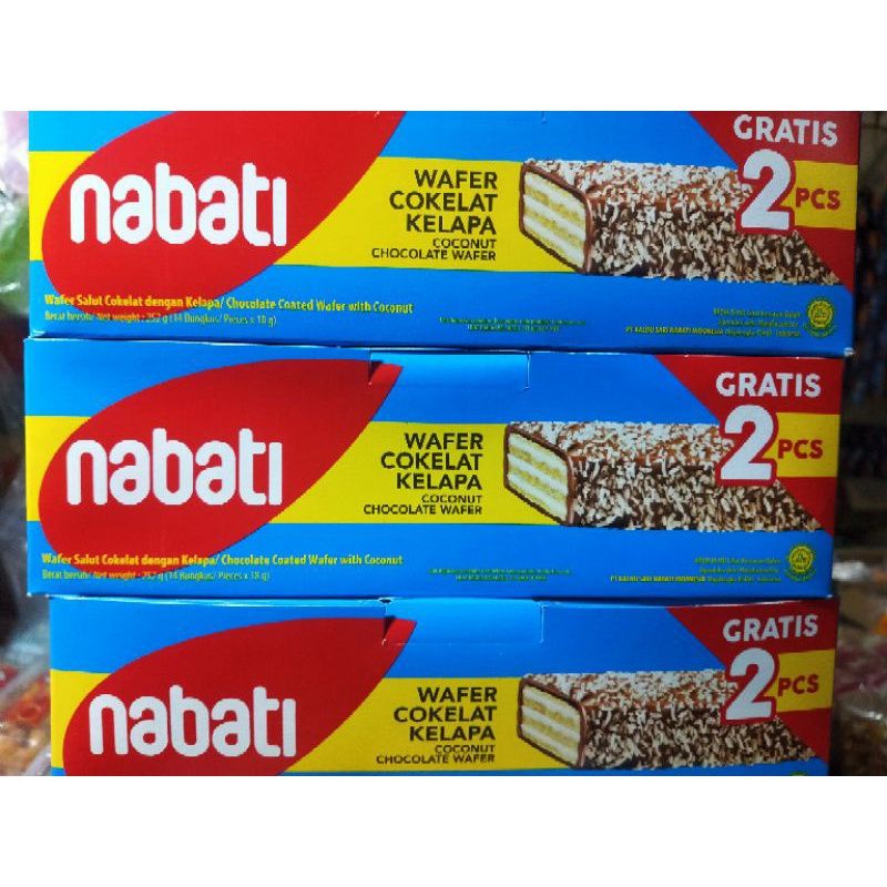 

Wafer Cokelat Kelapa Nabati Klapa box isi 12 pcs