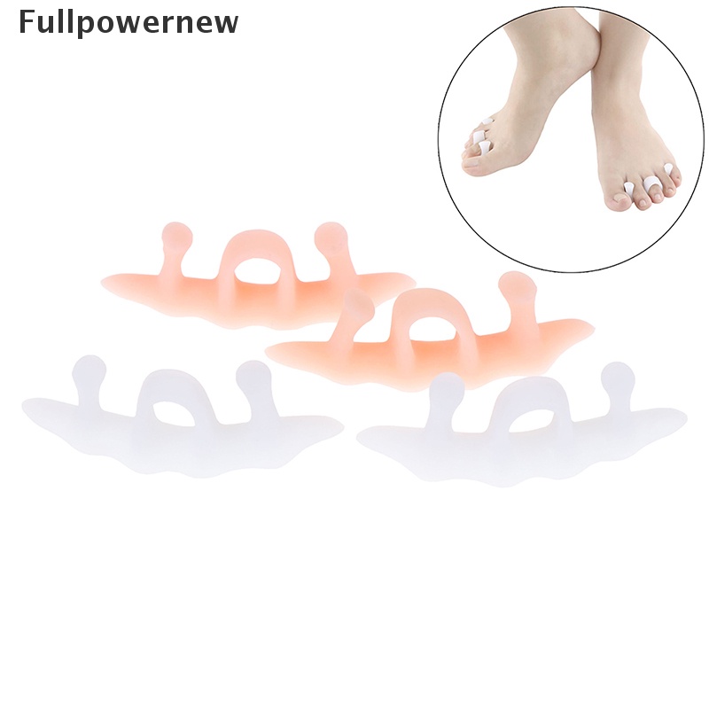 [FULL] 1Pair Silicone Gel Bunion Toe Corrector Orthotics Straightener Separator Pain