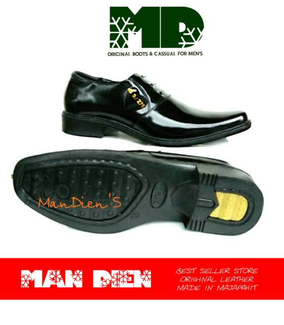 Mandiens - Sepatu Kulit Asli PDH SJ.275 /SJ175 Original Medali Export Quality