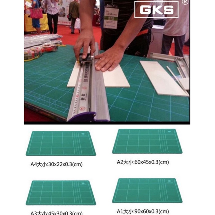 

Murah Work Cutting Mat Pad Alas Potong Grid A3 45 X 30Cm Green Bergaransi