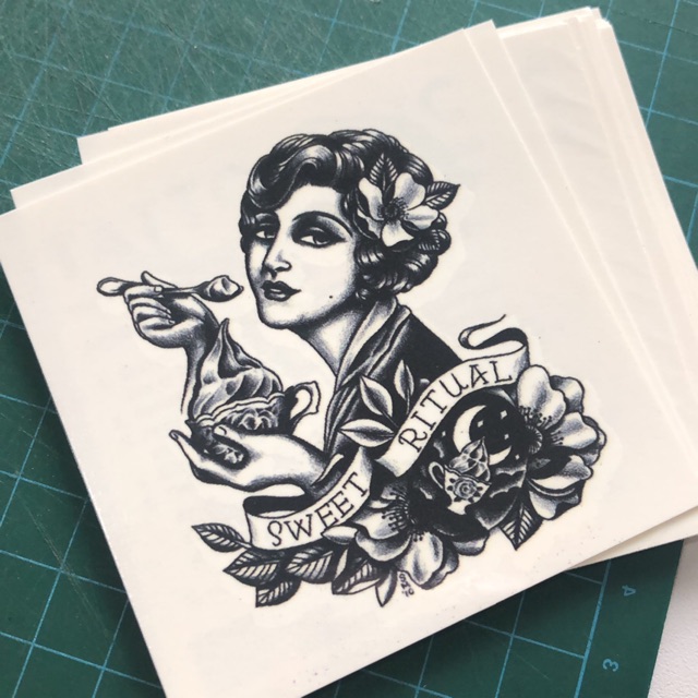 

POTATOO Vintage tattoo sticker