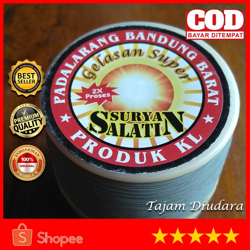 GELASAN SURYA SALATIN ORIGINAL 2020 / MADE IN EKO KL BANDUNG BARAT /SIZE 0.22 / PANJANG BENANG 2000 