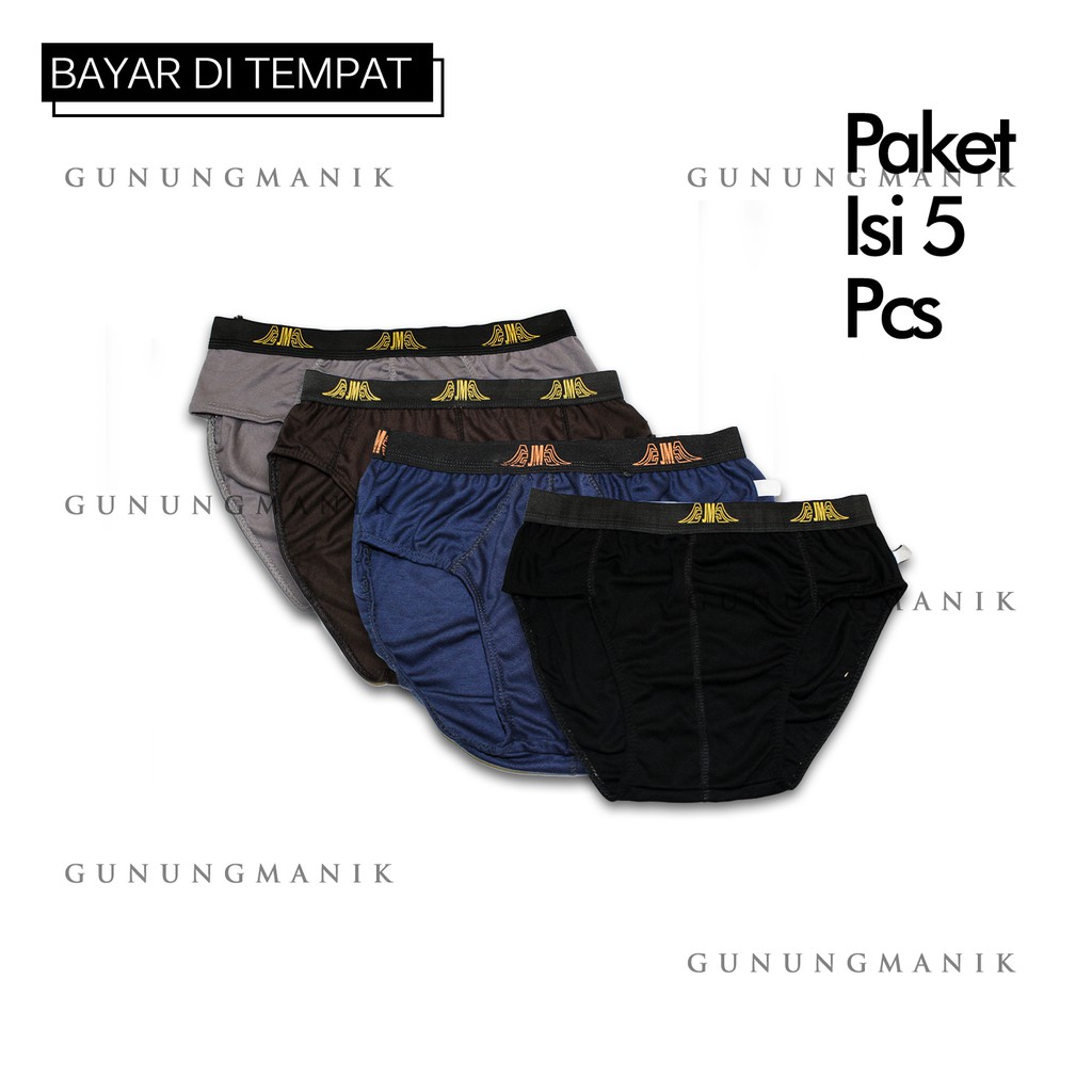 CELANA DALAM BOXER MURAH JM ISI 5 PCS celana dalam laki-laki daily bahan halus dingin