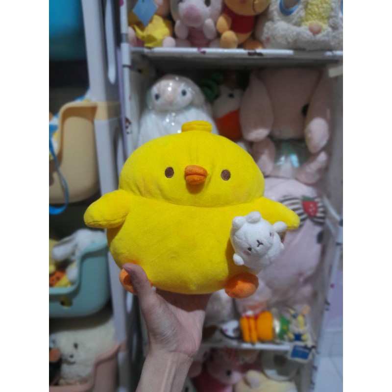 boneka molang mochi piupiu molangnya di tarik bisa getar nwt