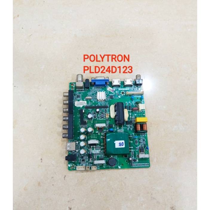 MB TV LED POLYTRON PLD24D123 PLD24D123 MAINBOARD MODUL MESIN TV LED