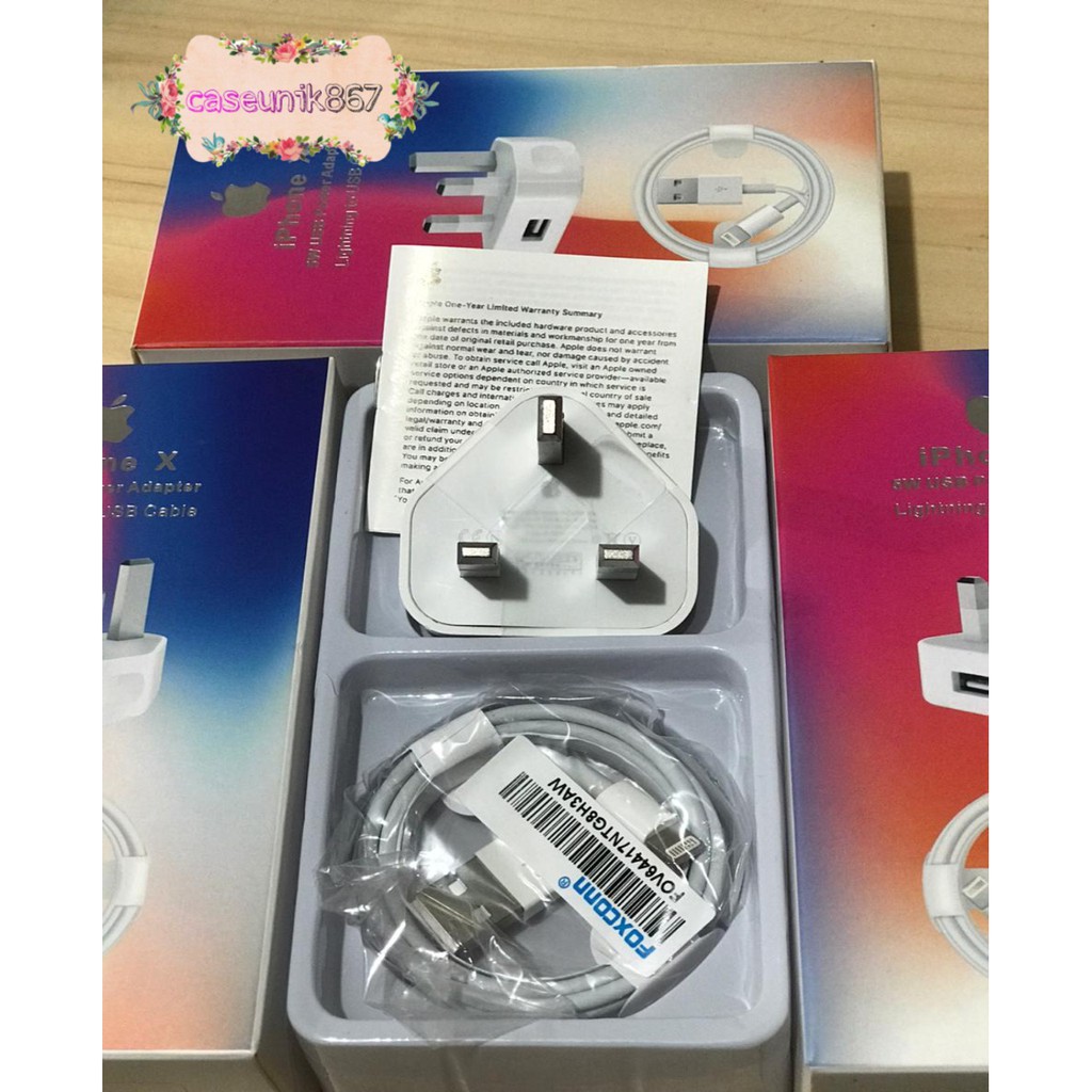 BM013 Charger Cashan casan Travel adapter untuk hp 1 Pone 5G 5S 6G 6+ 7G 7+ 8G 8plus X XS MAX XR 3kaki CS1112