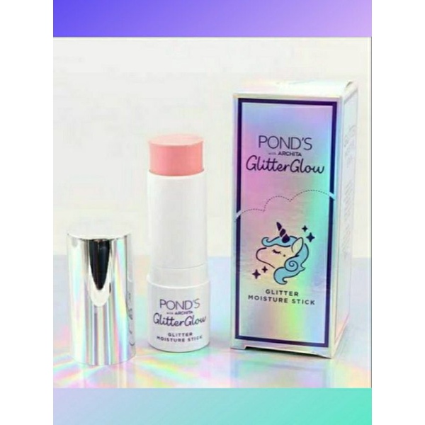 pond's glitter moisture stick 11g glitter glow