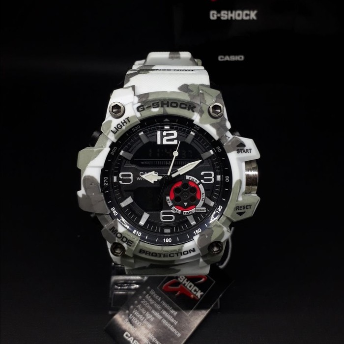 MURAH MERIAH G SHOCK GG 1000 T GSHOCK GG1000T LORENG PUTIH GADING Murah