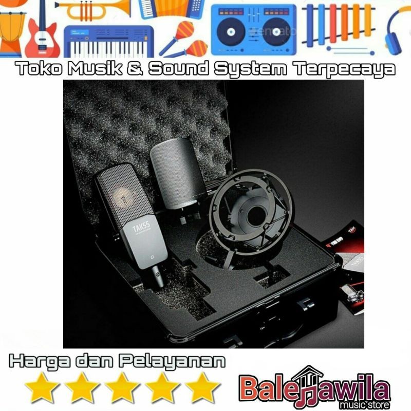 Takstar Mic Condensor TAK-55 TAK55 TAK 55 Microphone Condensor Takstar