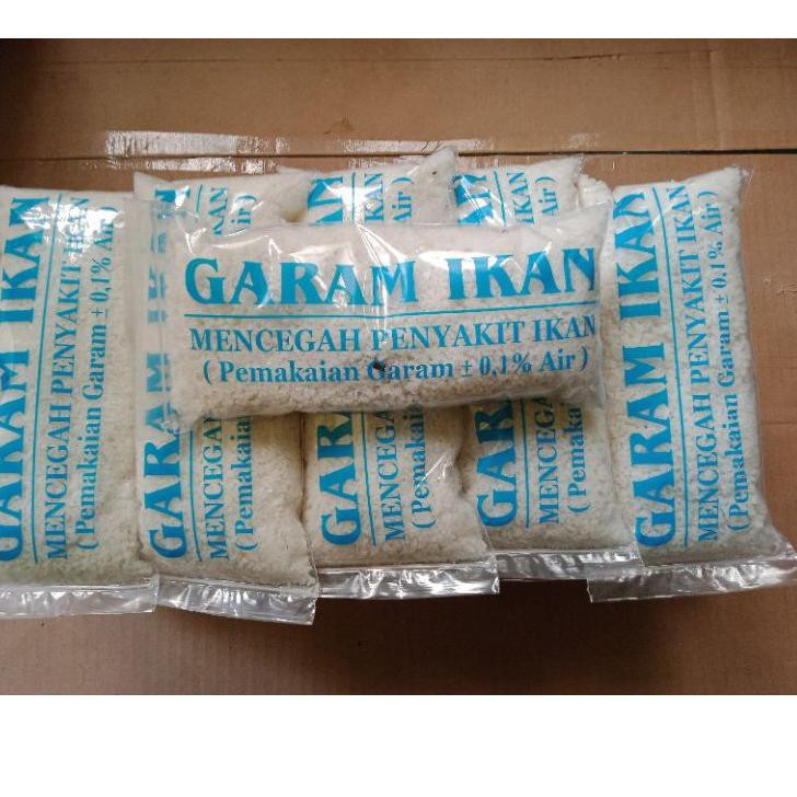 Realpct GARAM IKAN GAREM IKAN CUPANG GUPPY KOI MENCEGAH PENYAKIT IKAN OBAT JAMUR IKAN ALAMI GARAM KR