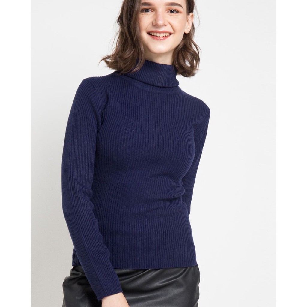 Turtleneck new daisy Panjang