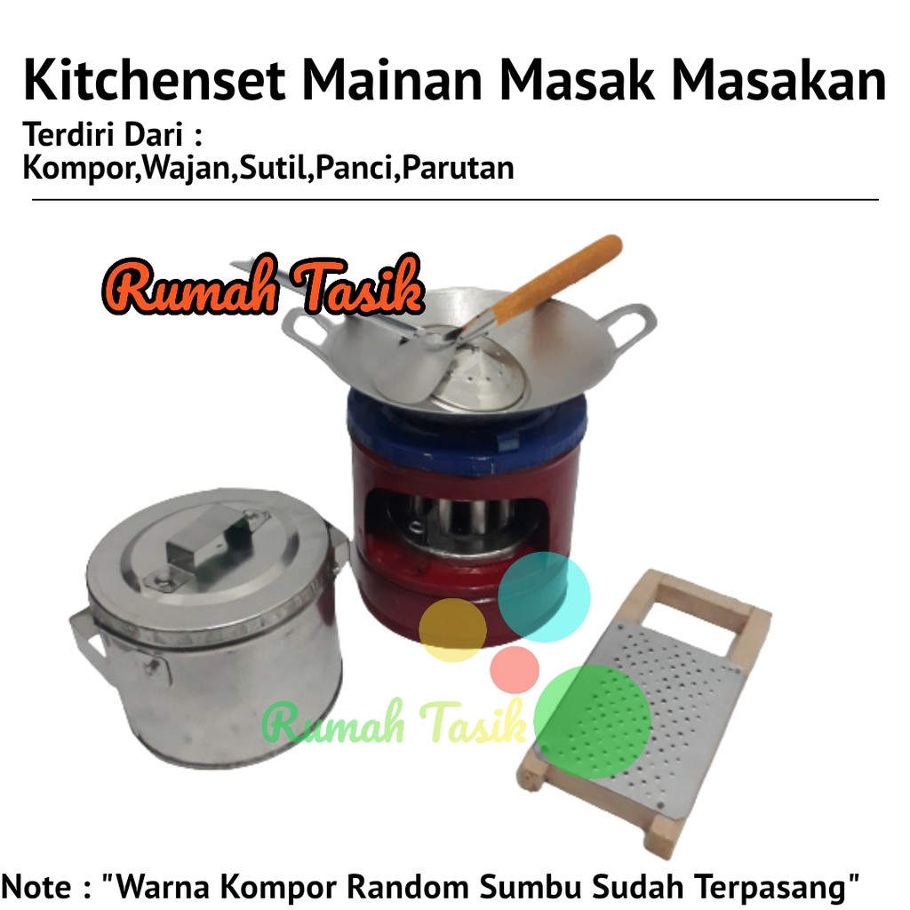 Kitchenset Mainan Masak Masakan Paket Parutan Panci Promo Rumah Tasik