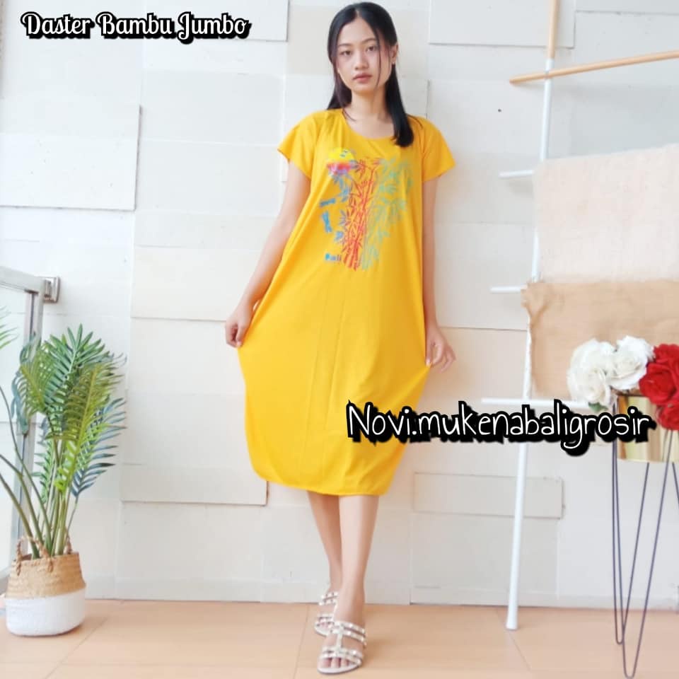 DASTER BAMBU JUMBO BALI KAIN HALUS-Kuyit G034