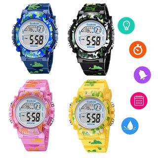 Jam Tangan Pria Olahraga Digital Tahan Air LED Digital Watch Children Boy Girl Waterproof Gift Watches