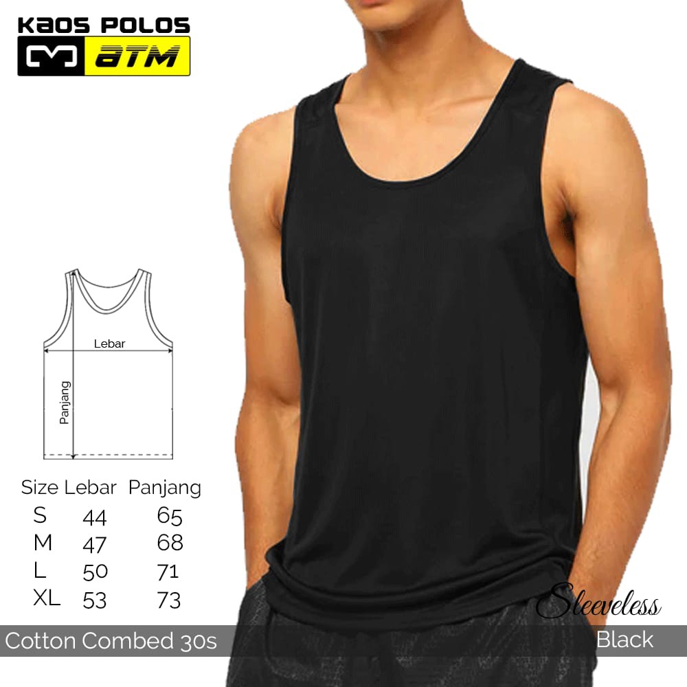 Singlet KATUN Comfort Pria Agree SA005 / Kaos Oblong Super Cool Tanpa Lengan Agree SA 005