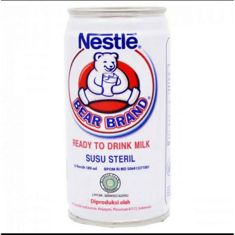 

Bear Brand Susu Steril 189ml