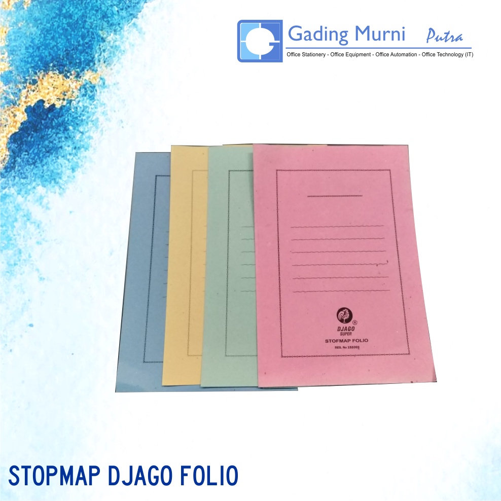 

Stopmap Kertas Folio / Map Kertas Murah DJAGO FOLIO (10 LBR)