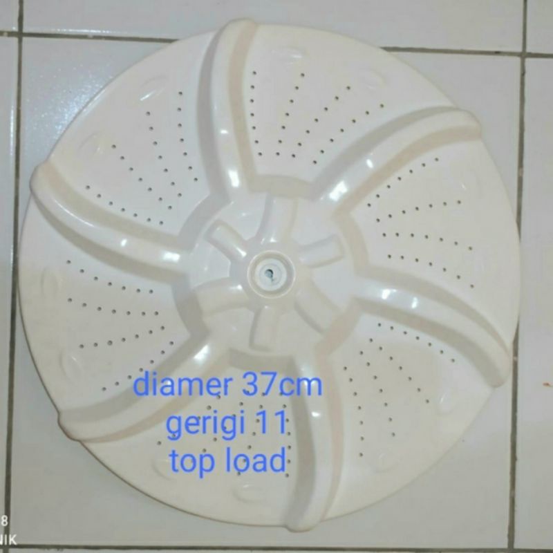 pulsator mesin cuci sanyo diameter 37cm gerigi 11