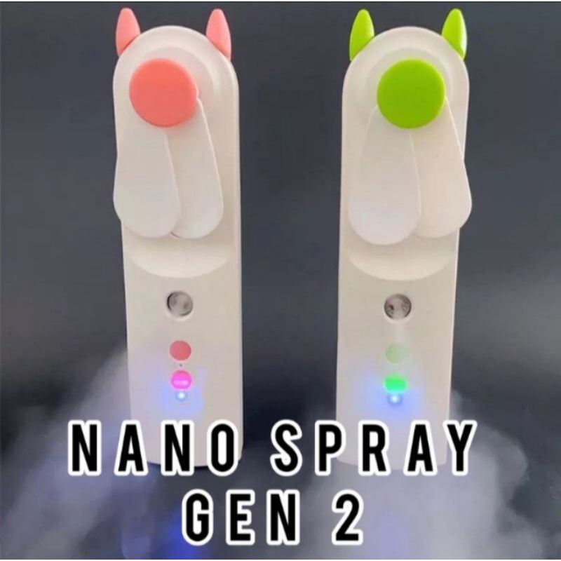 Nano spray generasi 2 2in1 kipas angin portable USB