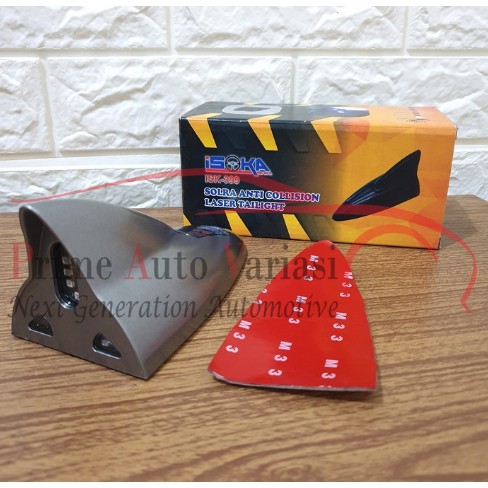 ANTENA HYBRID LED BESAR ANTENA SIRIP HIU LED ANTENA SOLAR LED - GREY