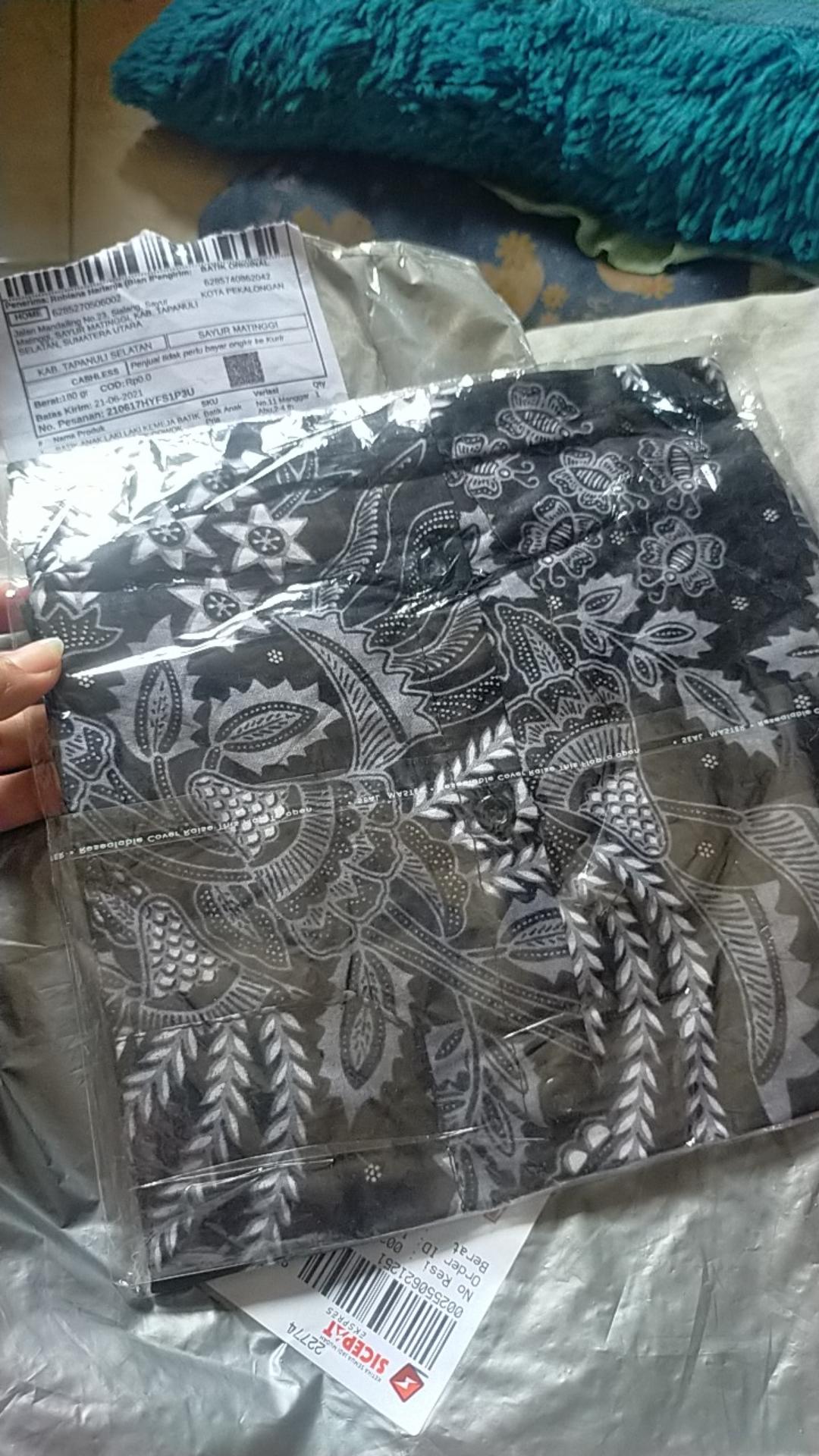 Batik Anak Laki Laki Kemeja Batik Anak Lengan Pendek Cowok Batik Original Abadi Batik Keluarga