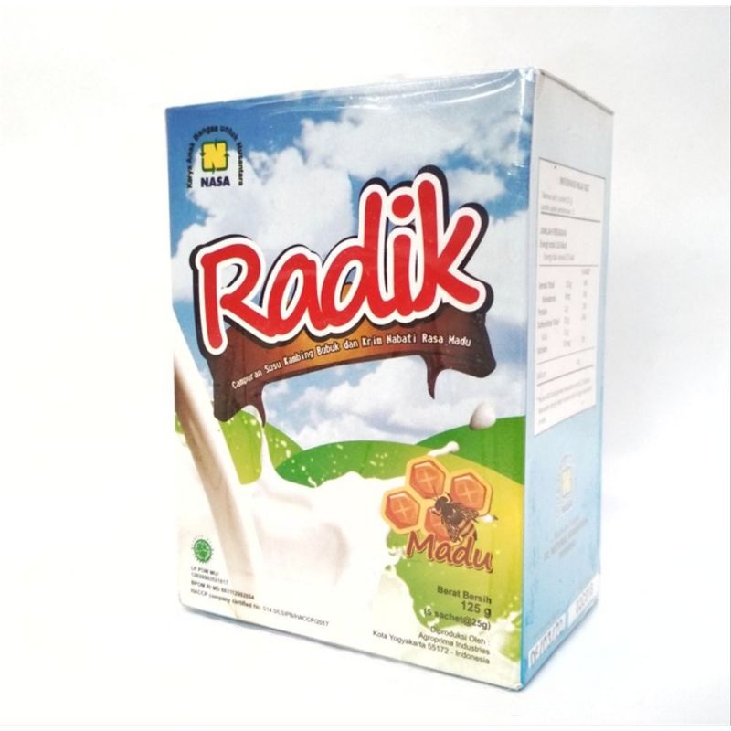 

READY❗SUSU RADIK MADU NASA SUSU ASLI KAMBING ETAWA PENAMBAH NAFSU MAKAN ORIGINAL 100% AMAN BPOM