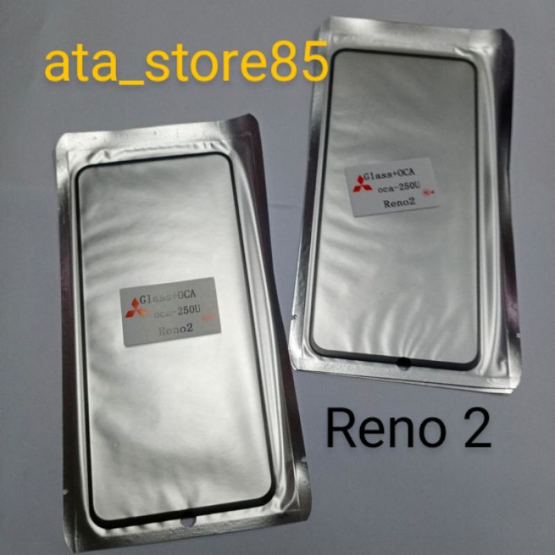 Kaca Depan Oppo Reno2 | Reno 2 Kaca LCD TS TC Touchscreen Glass LCD+Lem Plus Oca Kering Original