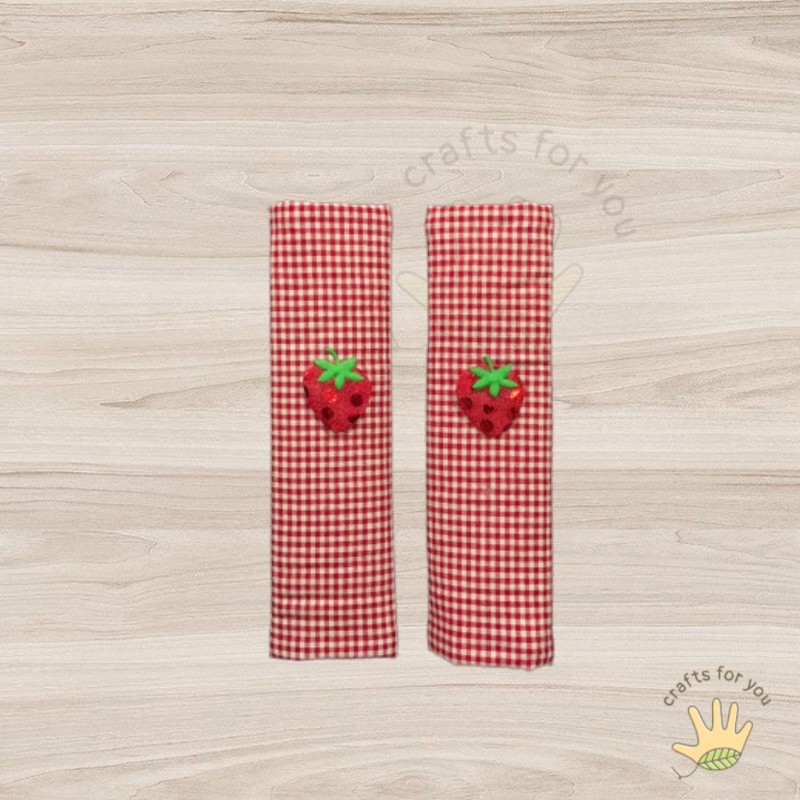 Sarung Pegangan Kulkas / Cover Handle Kulkas / Sarung Gagang Kulkas Red