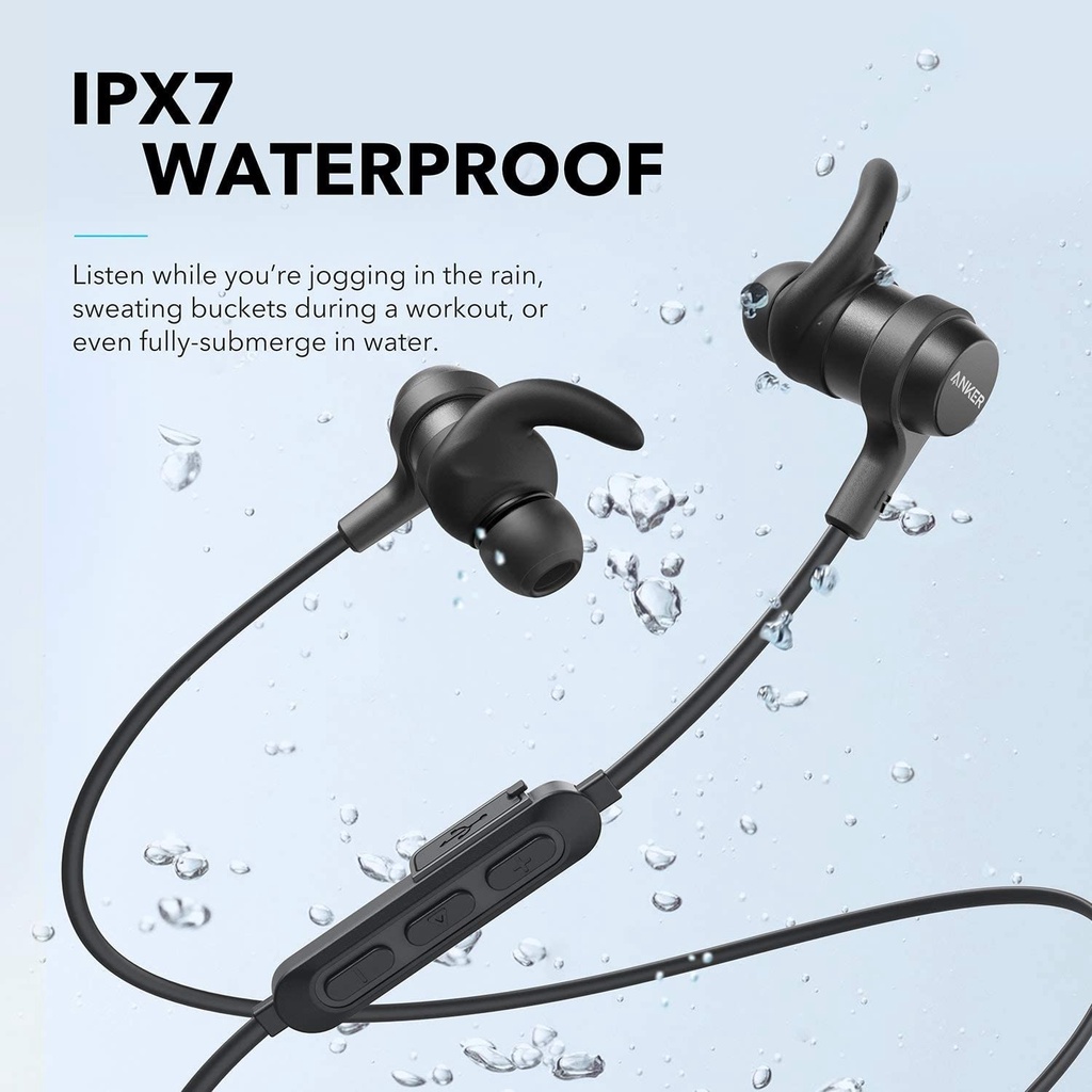 AKN88 - SOUNDCORE SoundBuds Flow A3413 - Sporty Waterproof Bluetooth Earphone